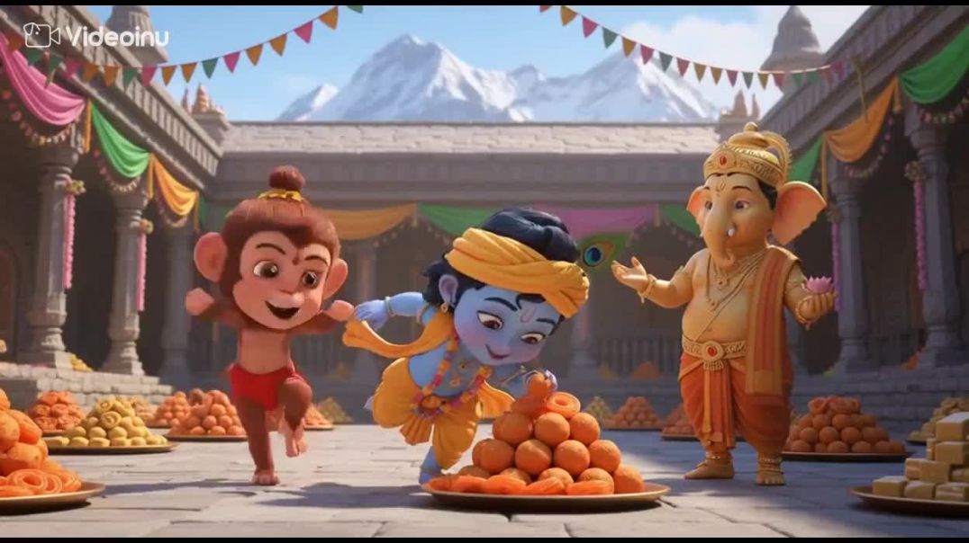 ⁣भगवान-गणेश-का-मकर-संक्रांति-का-उत्सव 🙏🏻🎊🥳💐 #apnatube #bhakti #hindu #god