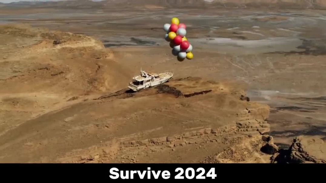 ⁣Samundar Achanak Sukh Gaya Aur Bhookhe Janwar Nikal Aa ( SURVIVE 2024 Movie explained in Hindi_Urdu(
