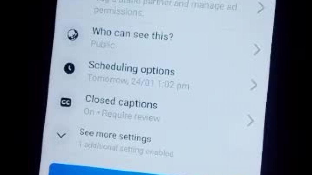 ⁣Facebook video par अपलोड करने का टाइम लगा ये 🧭