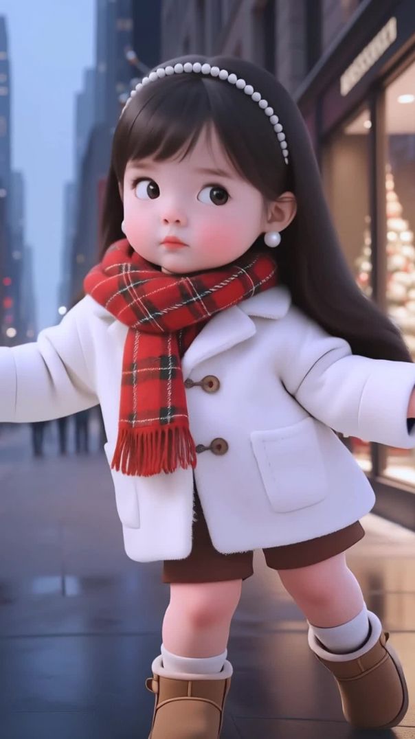 Ai Cute Baby Girl Cute Reaction_aicutevibes