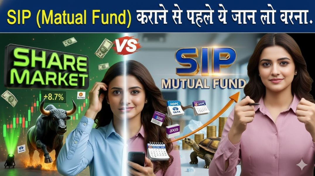 ⁣जानिए SIP कि असली हकीक़त, जानिए क्या अच्छा SIP या Share.?