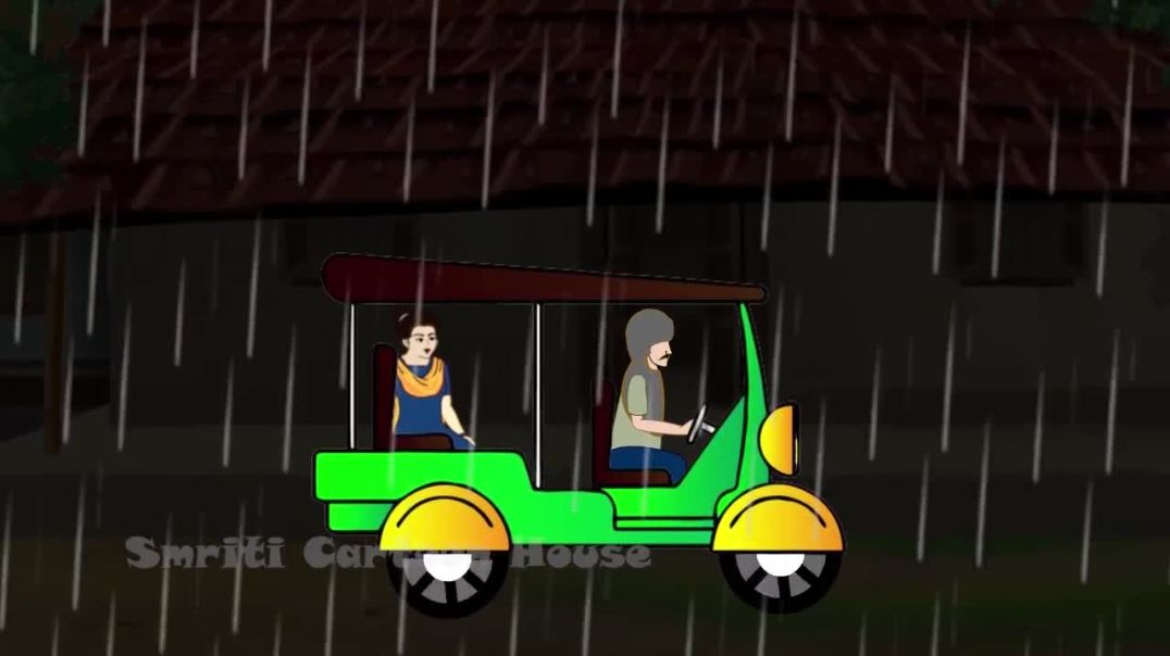 ⁣jhor bristite doctor3 | bengali cartoon| bangla golpo|bangli ghost story