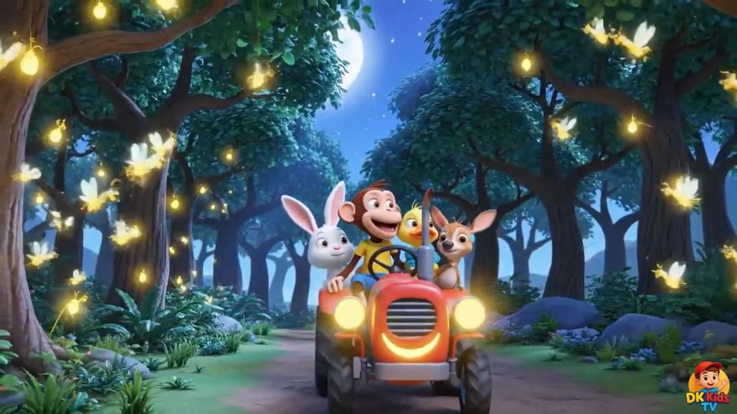 ⁣Monkey Tractor Adventure Full Movie 🌿🚜 | Animal Rescue Kids Cartoon