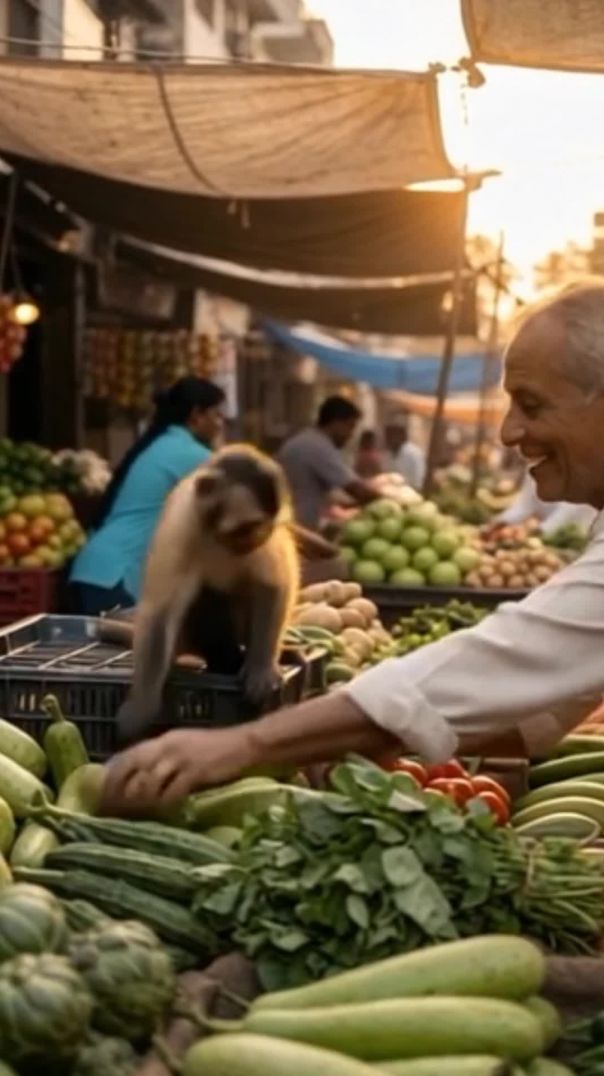 ⁣“लोगों ने भगाया… आज वही ढूँढ रहे हैं!” 😮🐒