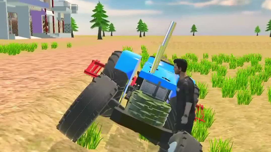 ⁣Rohit Bhai का Sonalika rx60 Add हो गया in Indian Desi Life Simulator 3D #shorts