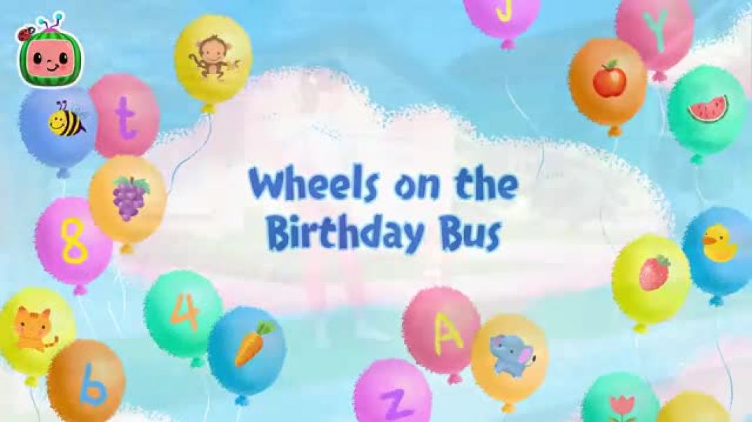 ⁣Wheels_on_the_Birthday_Bus_🥳___More_Wheels_On_The_Bus_Songs___CoComelon_🍉___Nursery_Rhymes(360p)