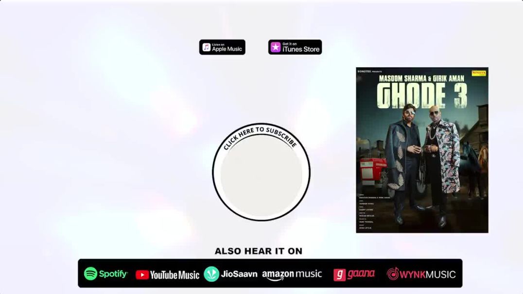 ⁣Ghode 3 (Official Video) Masoom Sharma _ Girik Aman _ New Haryanvi Song 2025 _ Sonotek Music(720P_HD