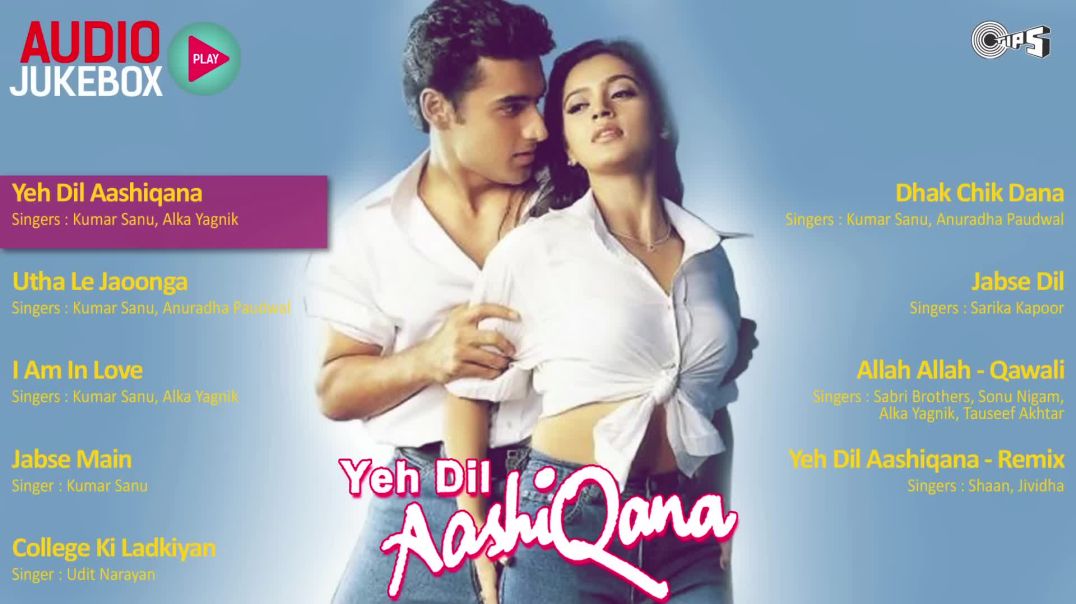 ⁣Yeh Dil Aashiqana Audio Songs Jukebox _ Karan Nath_ Jividha_ Nadeem Shravan(1080P_HD)