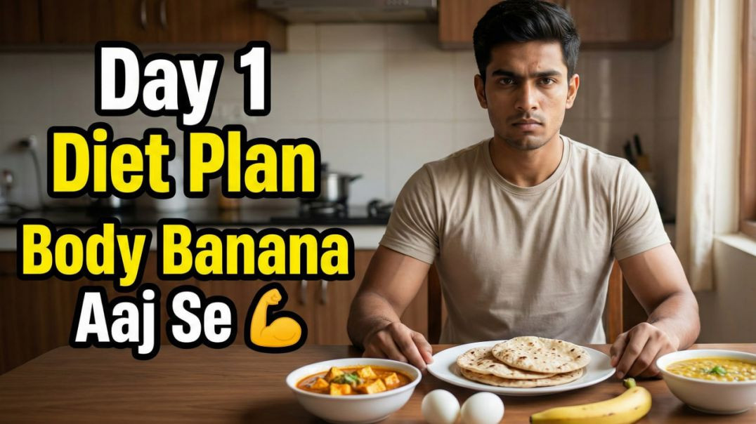 ⁣Day 1 Fitness Journey | Simple Diet Jo Result De