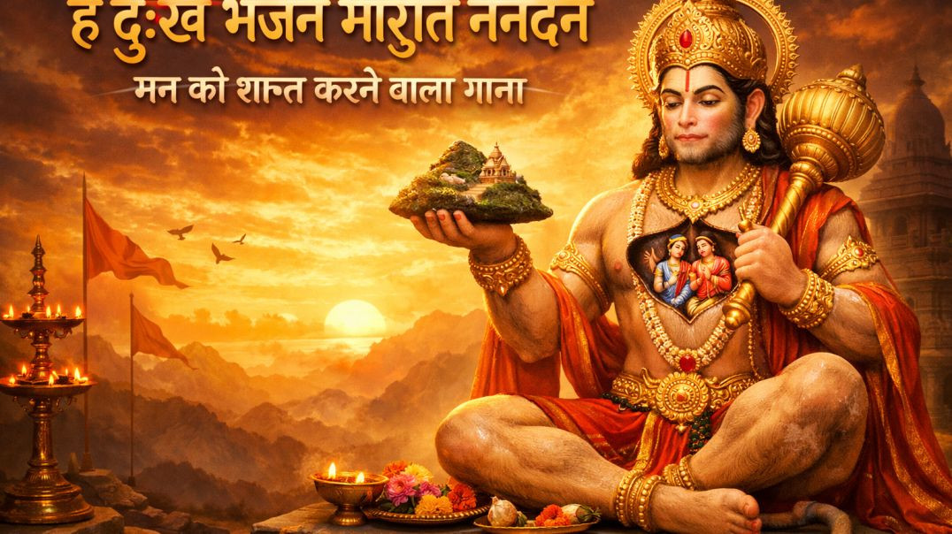 ⁣Hey Dukh Bhanjan _ Powerful Hanuman Bhajan _ मन को शांति देने वाला हनुमान भजन _Hanuman Chalisa Vibes