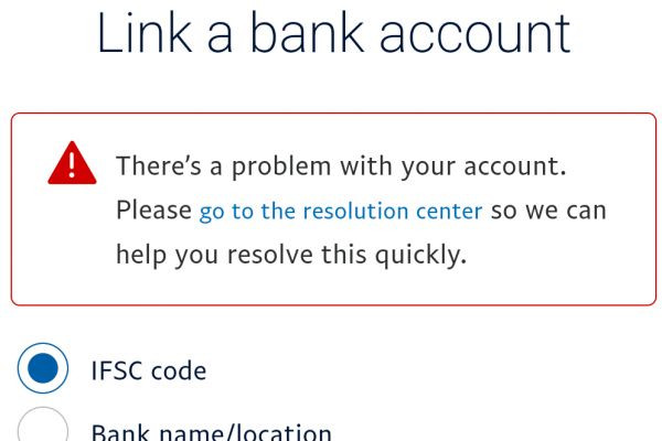 Kya PayPal account me bank link problem aata hai 2026