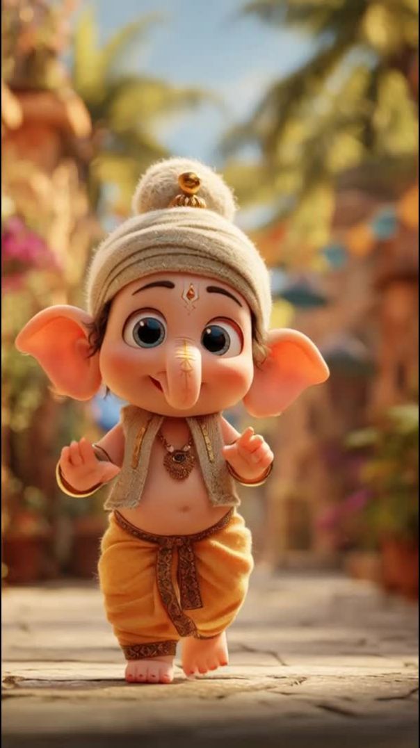 Ganesh ji cartoon