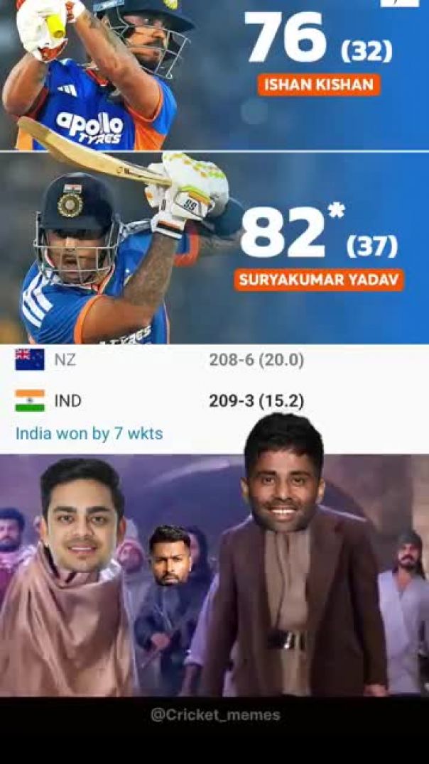 India vs Newzealand 3rd T20 Cricket Memes 😂 IND WON BY 8 Wickets #cricketmemes #indvsnz #ishankishan
