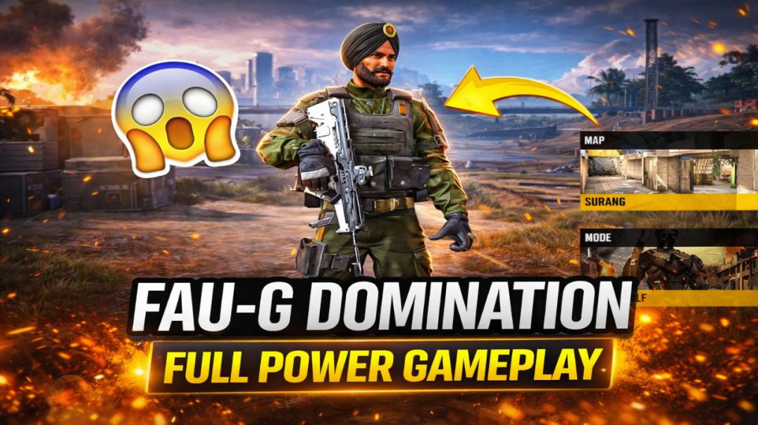 ⁣FAU-G Domination New Update 😱 | Full Power Gameplay