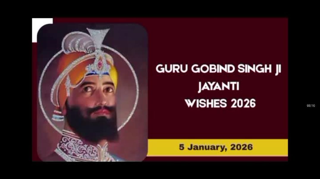 ⁣January 5 guru gobind singh ji jayanthi