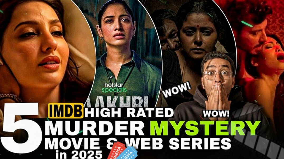 ⁣Top 5 Best Indian Murder Mystery SERIES| Best Suspense Thrillers WebSeries 2025