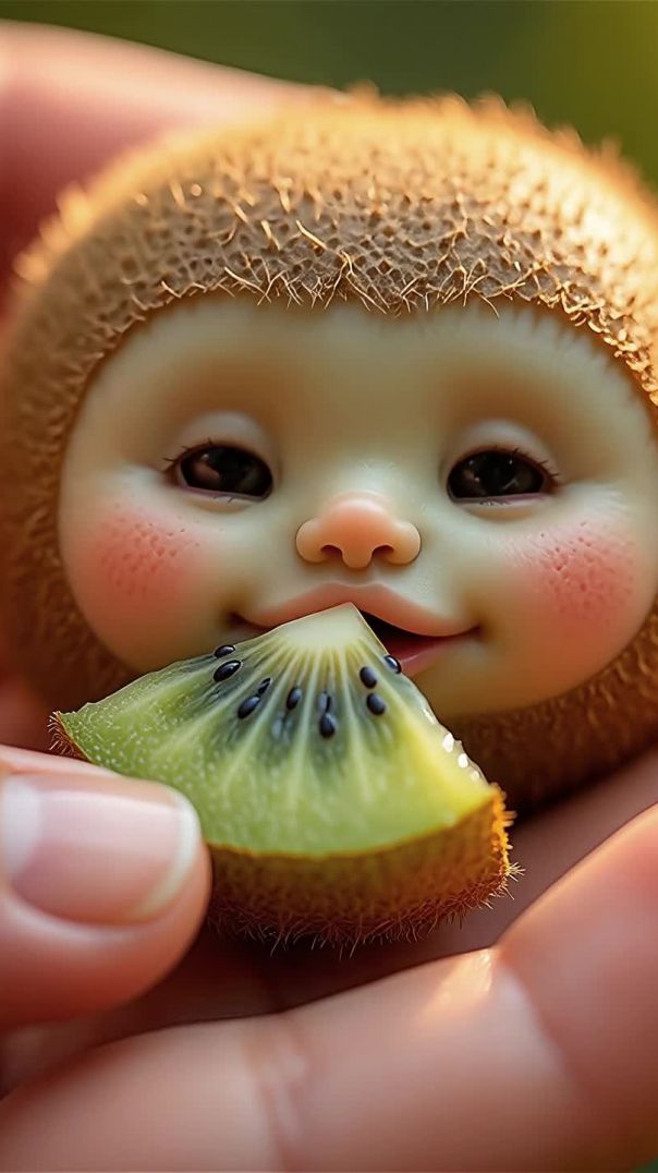 kiwi eating kiwi #viral #eating #AI #subscribe