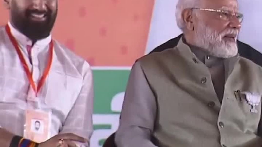 ⁣Narendra Modi and Chirag Paswan