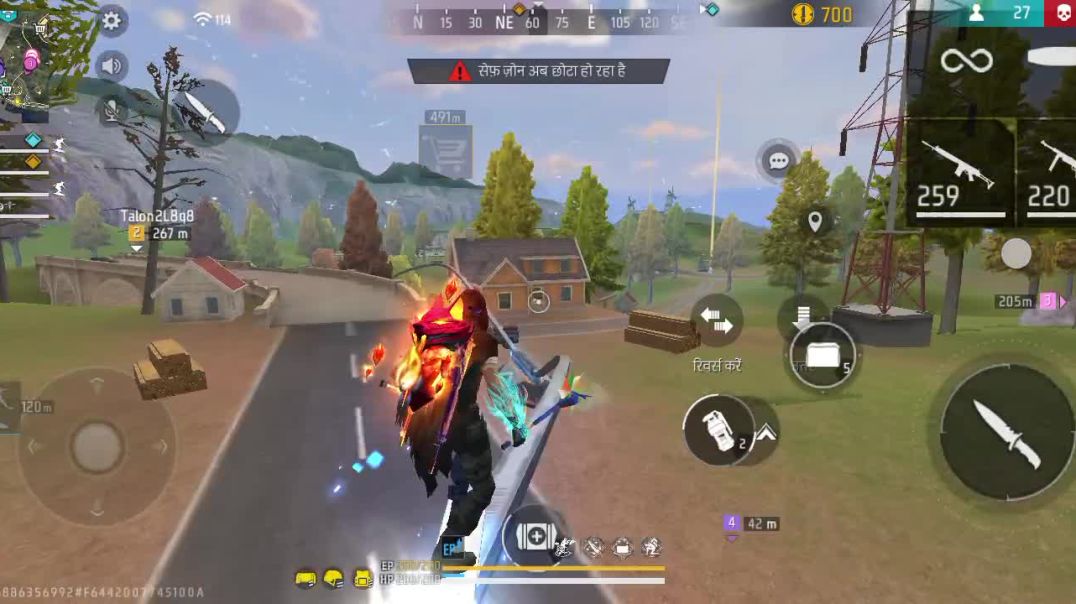 ⁣Free fire game play 😎