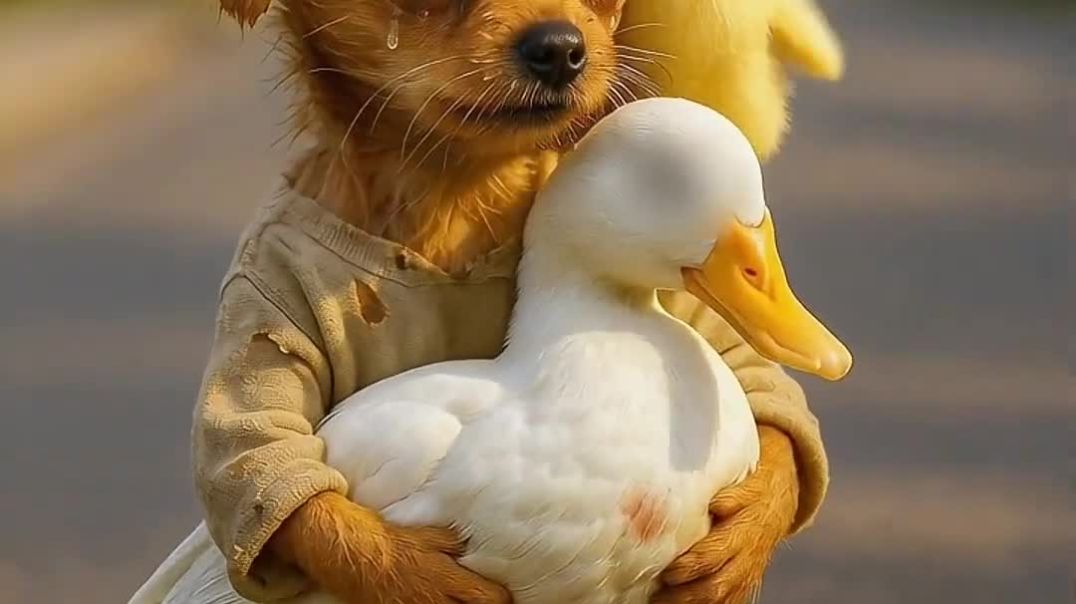 ⁣The_poor_puppy_didn_t_have_cash_to_buy_duck_so,_his_friends_making_fun_of_him_#animahal(1080p)(1)