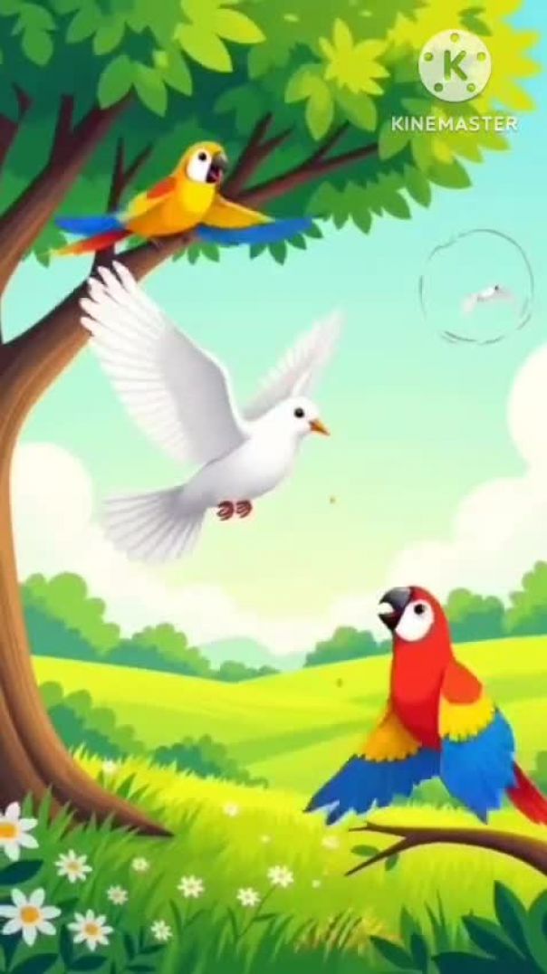Parrot और Pigeon की अनोखी दोस्ती  | Heart Touching Bird Story | Animal  Friendship #birdlovers