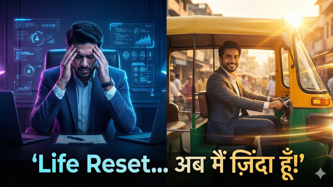 ⁣Corporate से Auto Driver: मेरी सच्ची कहानी जिसने मुझे फिर से ज़िंदा किया!