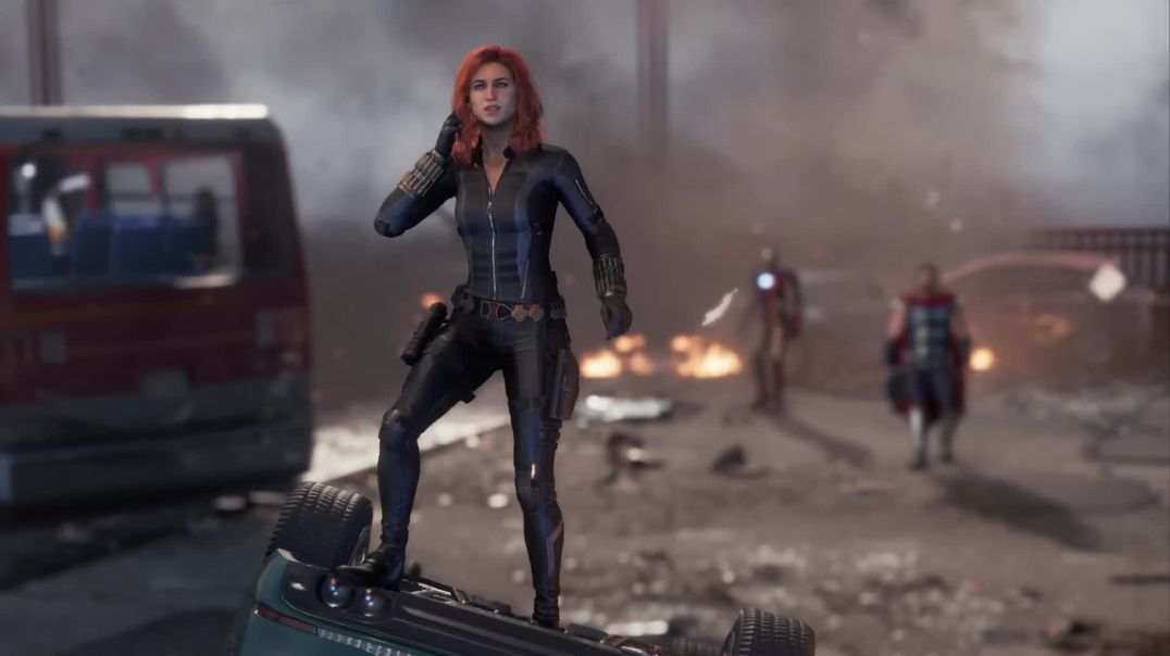 ⁣How the Avengers Fell: Marvel's Avengers A-Day Gameplay Footage