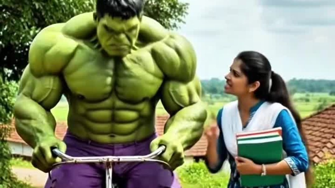 ⁣हल्कू का टूटा हुआ दिल 💔 - साइकिल से बाइक तक, फिर भी हार गया 😭 #heartbroken #ai #shorts