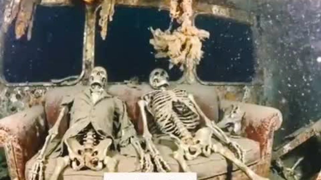 ⁣नर कंकाल कैसे दिखते हे जहाज में टाइटैनिक