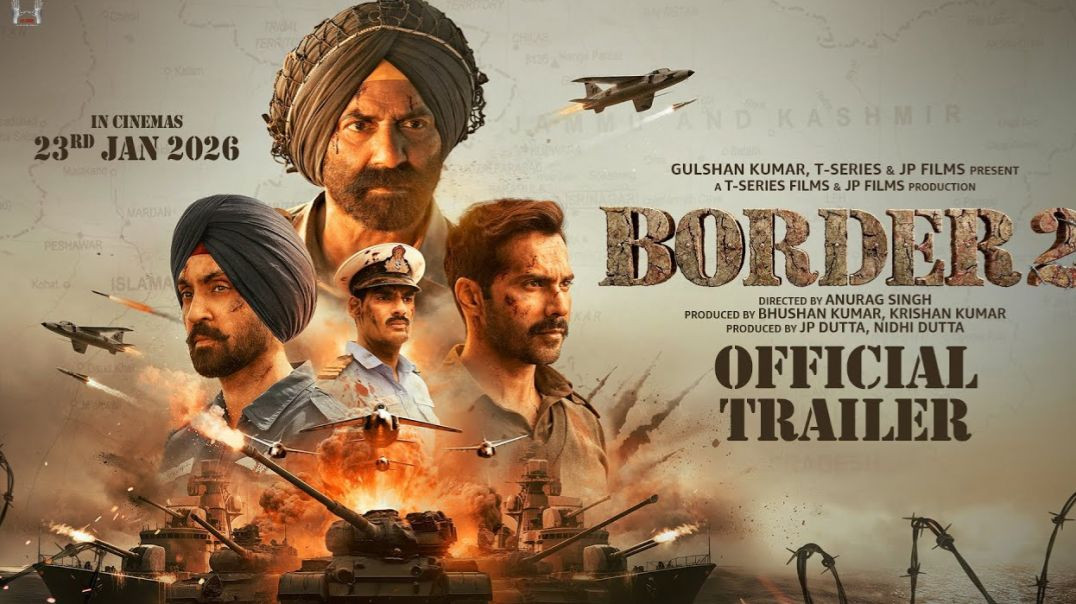 ⁣BORDER 2 (Trailer)| Sunny Deol, Varun, Diljit, Ahan |Anurag S| JP Dutta, Bhushan K| 23-Jan-2026
