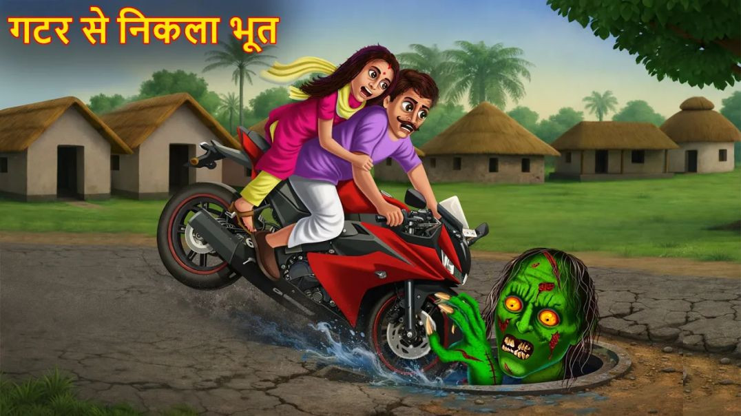 ⁣गटर से निकला भूत | Ghostly Gutter | Horror Stories in Hindi | Chudail Ki Kahaniya | Bhootiya Kahani