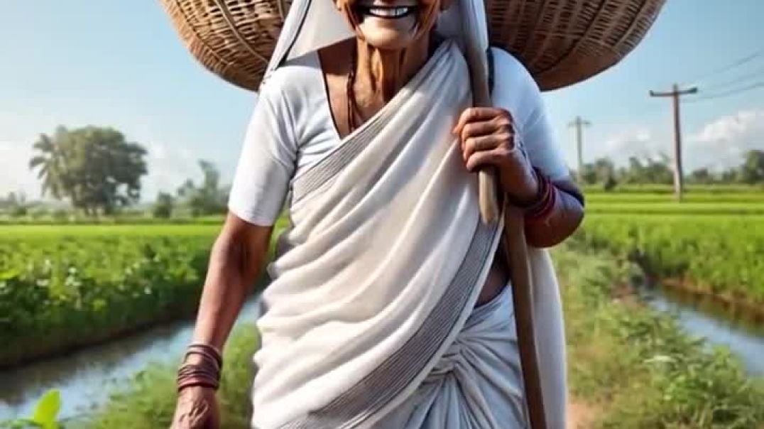 ⁣Grandmother_and_goat_planted_a_lemon_tree_😭_#goat_#grandmother_#ai(720p)