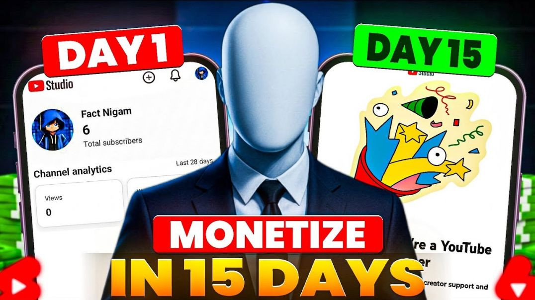 ⁣15 Days Shorts Monetization Challenge (Shocking Results 😍)