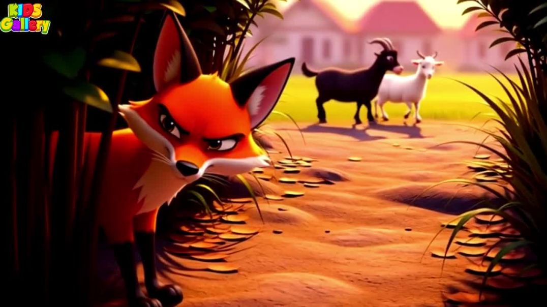 ⁣लोमड़ी का शिकार कौन_ _ दो बकरियाँ और लोमड़ी _ The Fox and Two Goats Moral Story