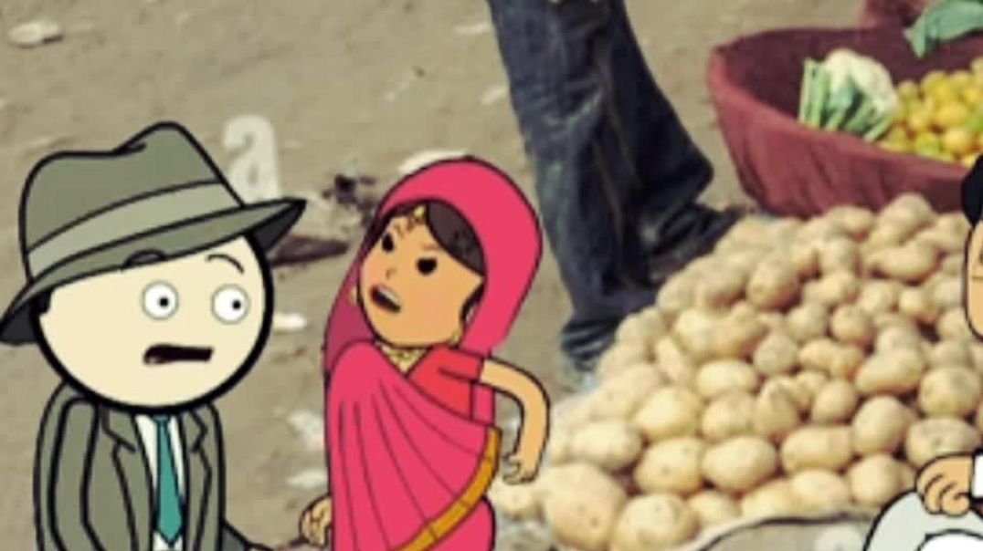 ⁣pati patni ki bajar me hui jab ladai