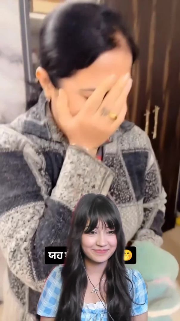 Happy Lohri with bahan ki Lohri 😂🤣 reaction girl video funny comedy scenes memes