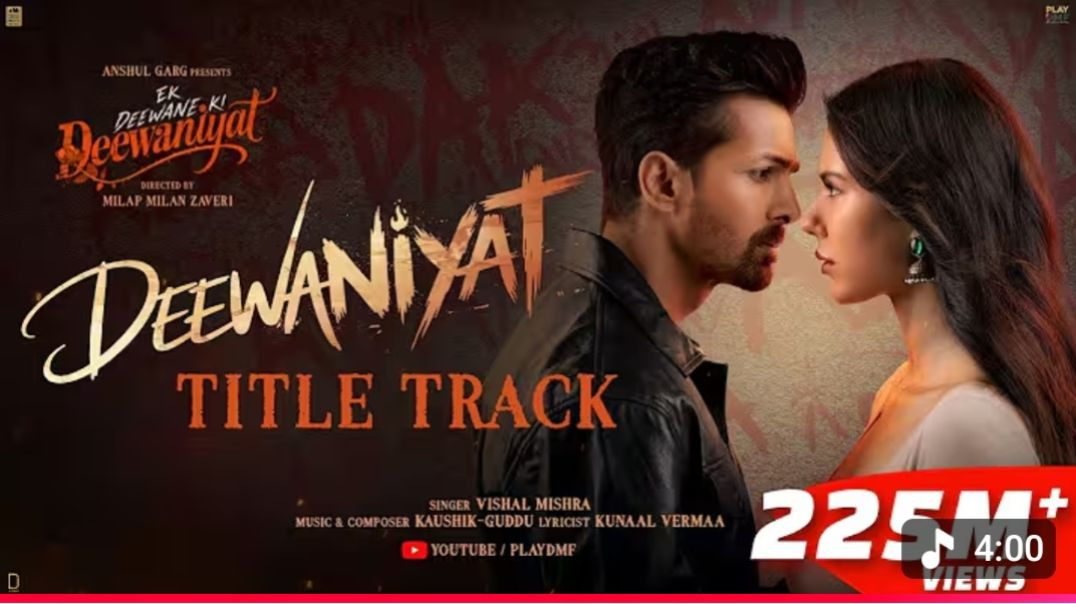 DEEWANIYAT_Title_Track_-_Ek_Deewane_Ki_Deewaniyat___Harshvardhan_Sonam___Vishal_,KaushikGuddu,Kunaal