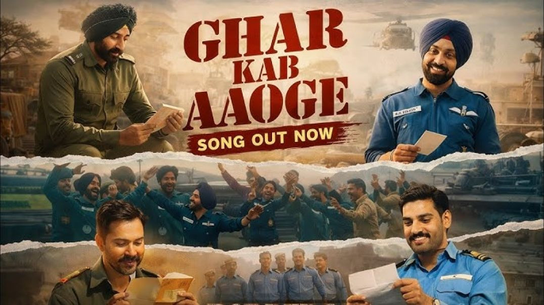 ⁣BORDER 2 Ghar Kab Aaoge Lyrical Sunny D Anu Mithoon Sonu Roop Arijit Vishal Diljit Javed Manoj