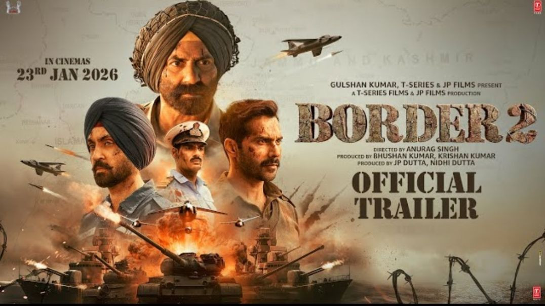 ⁣BORDER_2__Trailer____Sunny_Deol,_Varun,_Diljit,_Ahan___Anurag_S___JP_Dutta,_Bhushan_K___23-Jan-2026(