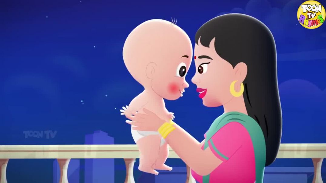⁣Chanda Mama Door Ke _ PART 1 _ चंदा मामा l Hindi Rhymes And Kids Songs l Toon Tv Hindi Rhymes(720P_H