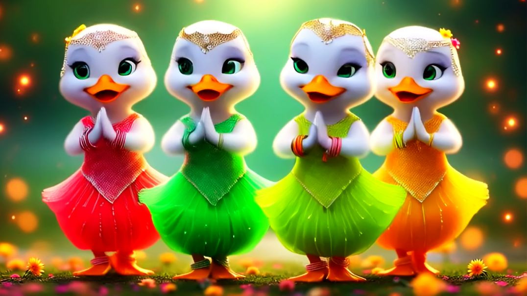⁣🦆 बत्तख का मजेदार डांस | Funny Duck Dance | बच्चों और परिवार के लिए मस्ती 🎶😂