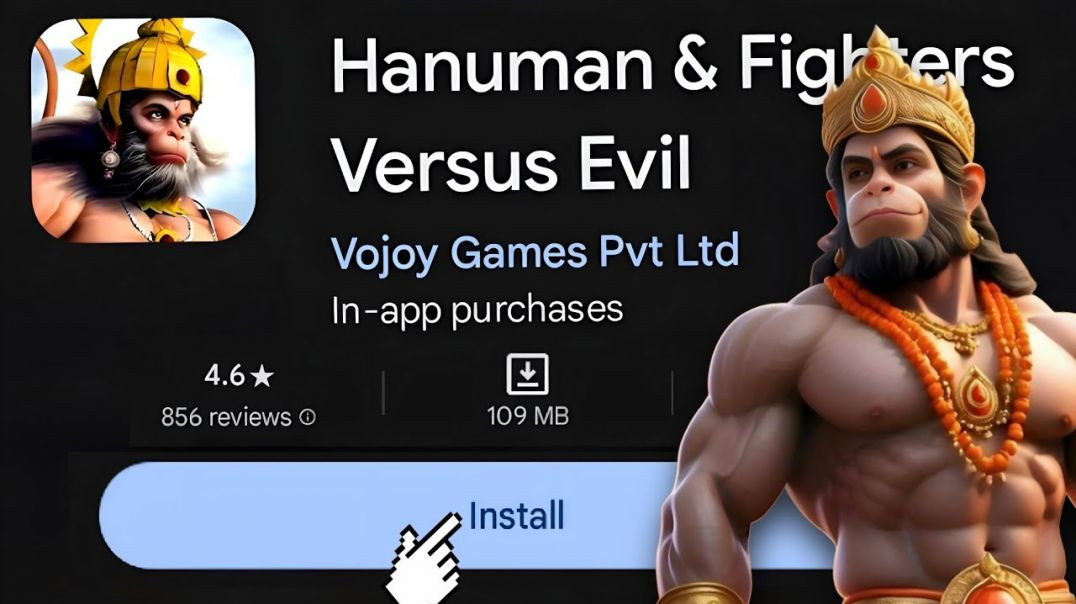 ⁣I WILL PLAY MAHABALI HANUMAN JI 💪🏻 GAME  __ JAY SHRI RAM 🚩__ SA_GAMING #hanumanjigame #game
