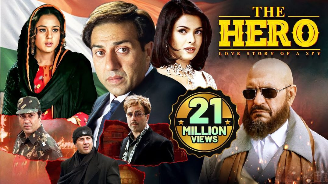 ⁣The Hero : Love Story Of A Spy (2003) Full Hindi Movie (4K) Sunny Deol & Preity Zinta | Priyanka