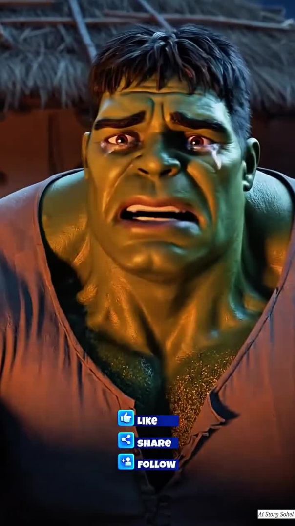Hulk Sacrifice Story - Village Emotional Short Film#hulk #explorepage #emotional (1)