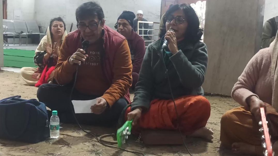 ⁣Shrimati & Sanjeev Prabhakar's Divine Bhajan at Baba Balak Nath Delhi Mandir