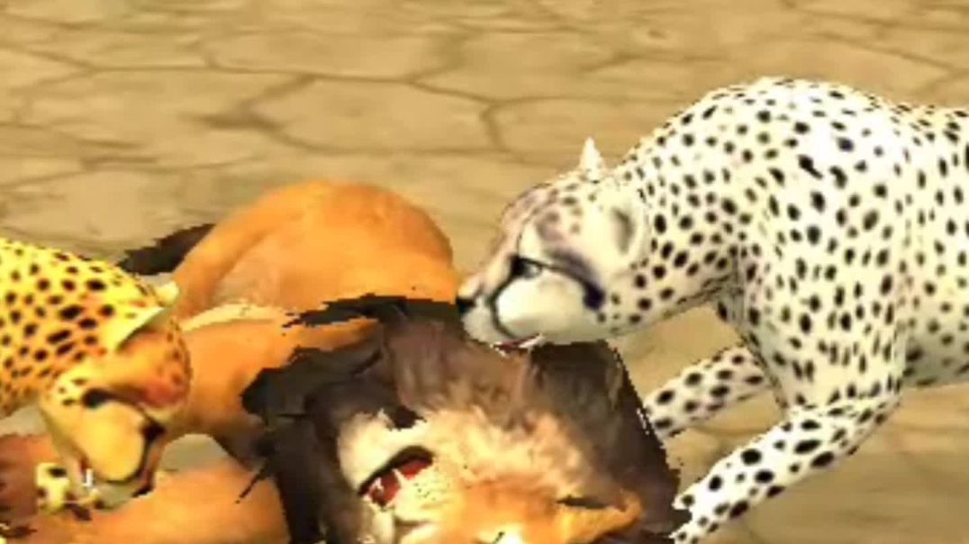 ⁣Iss  sher ko bahut buri tarike se mar kar uske bachche ko leke bhaga