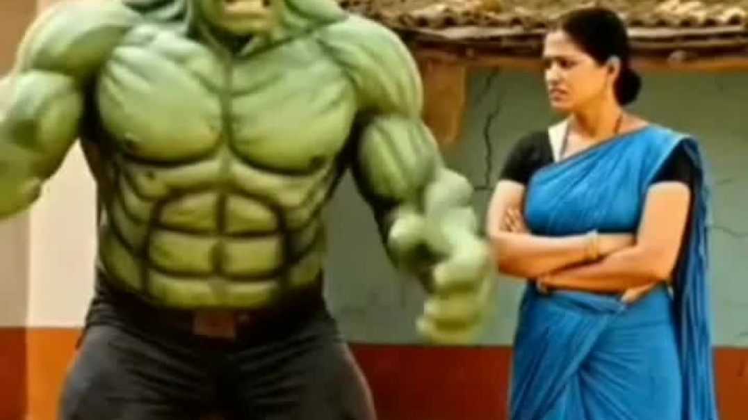 Hulk ne danaw si Liya Badla #hulk #desihulk #aihulk #hulkvskalua ai #heyhalku @heyhelku