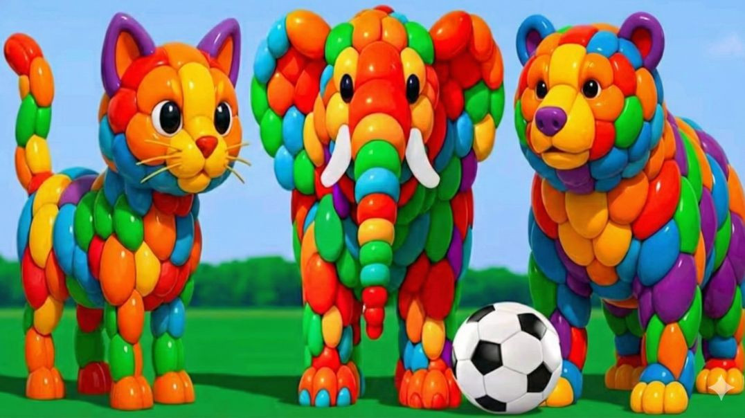 ⁣The_mascot_vibrato_assistant_elephant_placed_on_the_football_field_is_popular,_co-produced_creative(