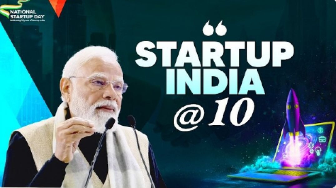 ⁣A decade of innovations, ideas & opportunities - #10yearsofstartupindia