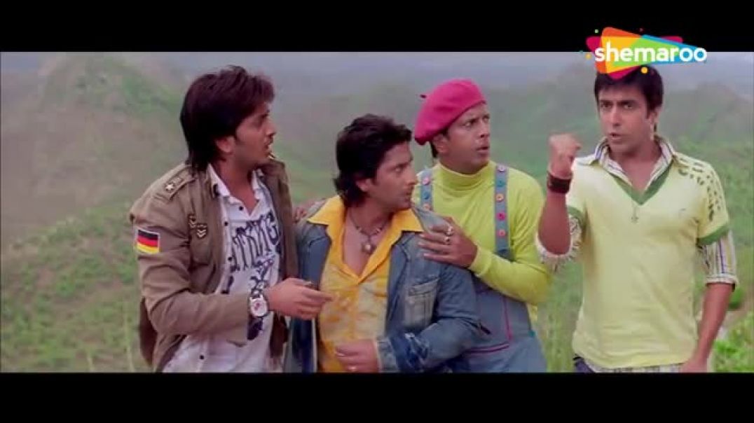 शोले_मैंने_भी_देखी_है_-_Arshad_Warsi,_Sanjay_Dutt,_Riteish_Deshmukh_-_Dhamaal_Movie_-_Indian_Comedy(